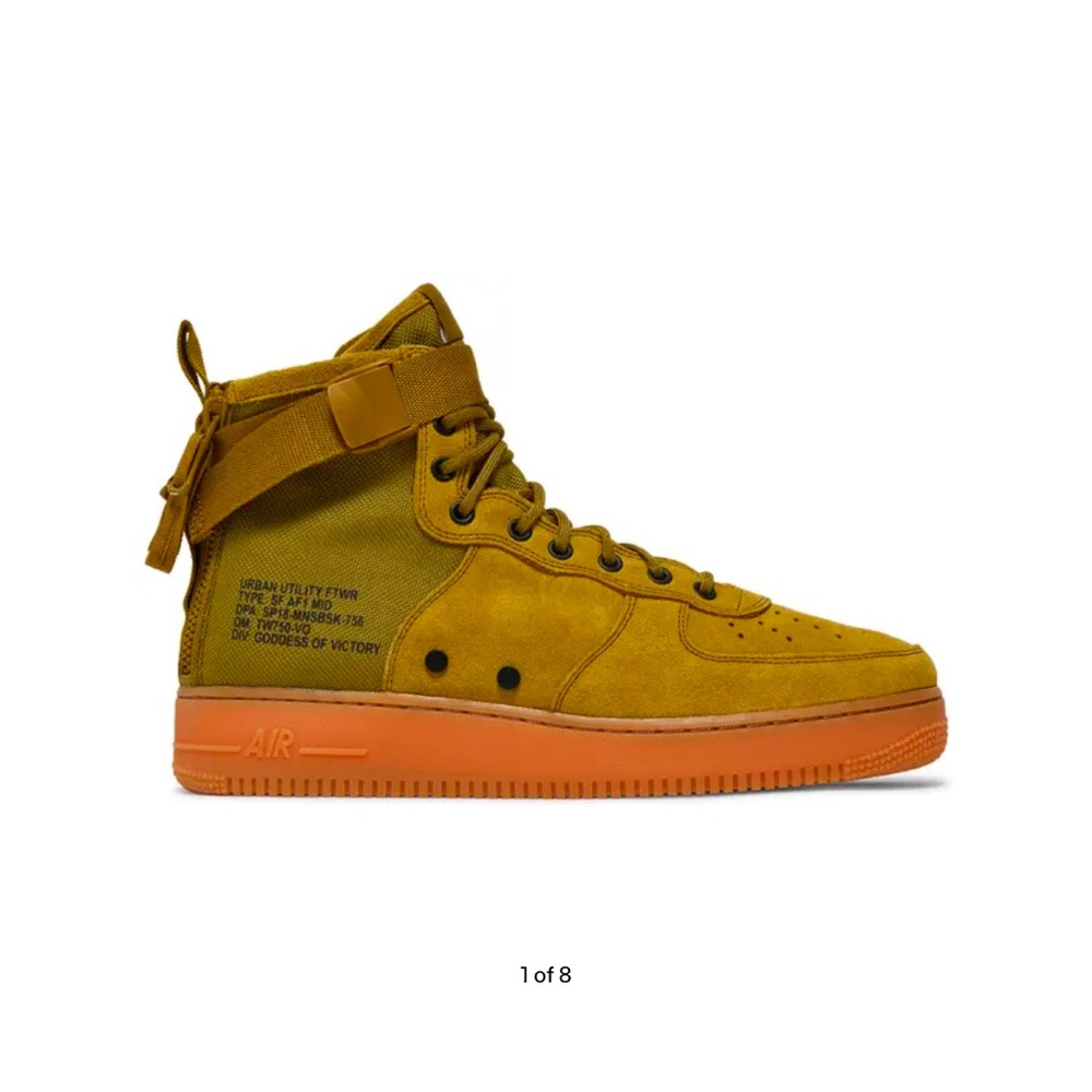 Air Force 1 Mid 'Desert Moss'